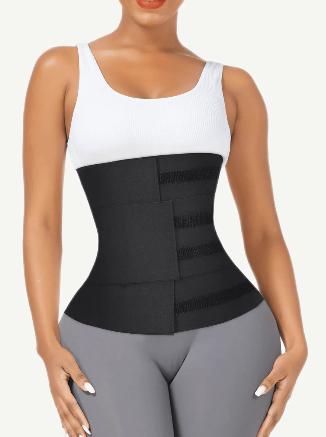 Gaine à double ceinture – Compression & taille affinée.