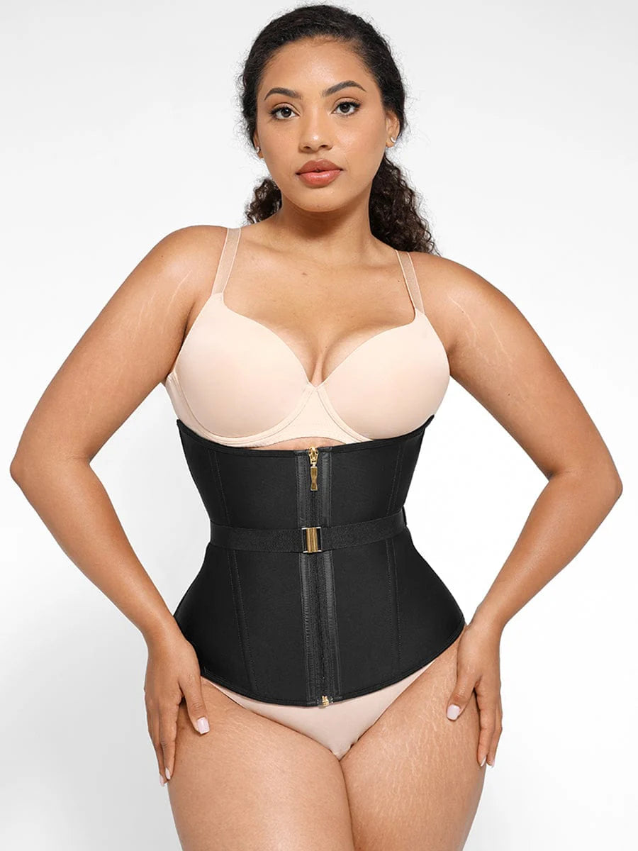 Gaine latex U à 10 armatures – Taille affinée & maintien renforcé