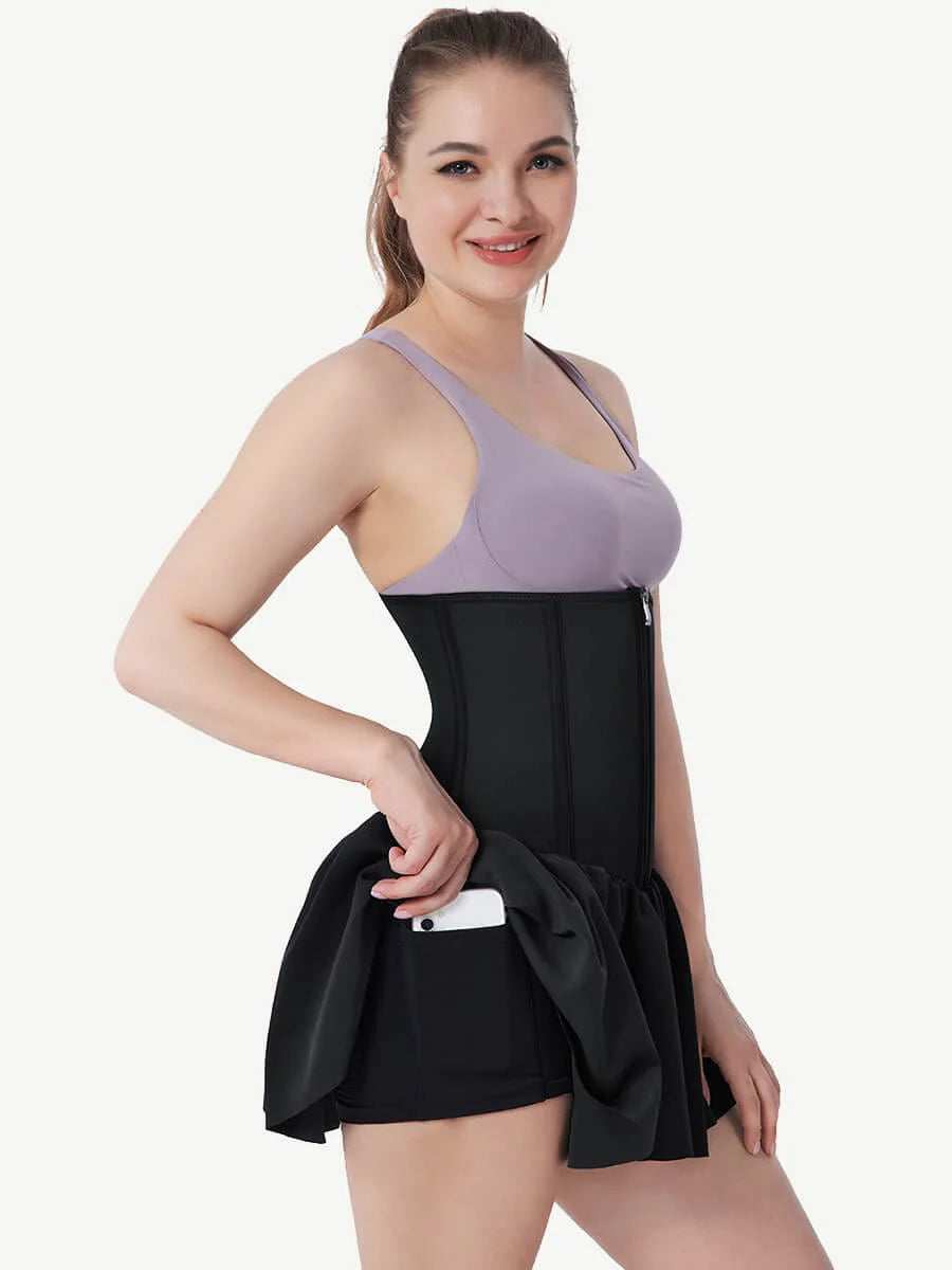 Jupe gainante sculptante & effet sauna