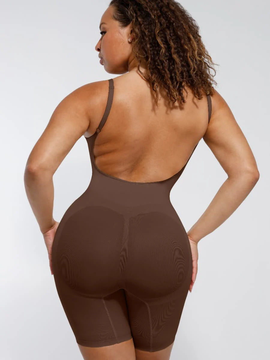 Gainant dos-nu – maintien poitrine & ventre plat, effet sculptant