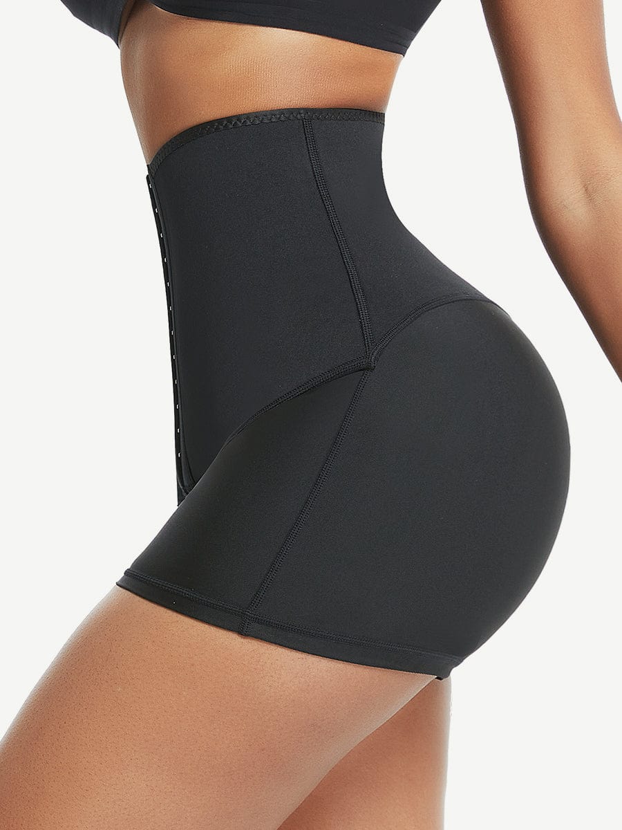 Short gainant bleu en néoprène – Anti-cellulite & ventre plat