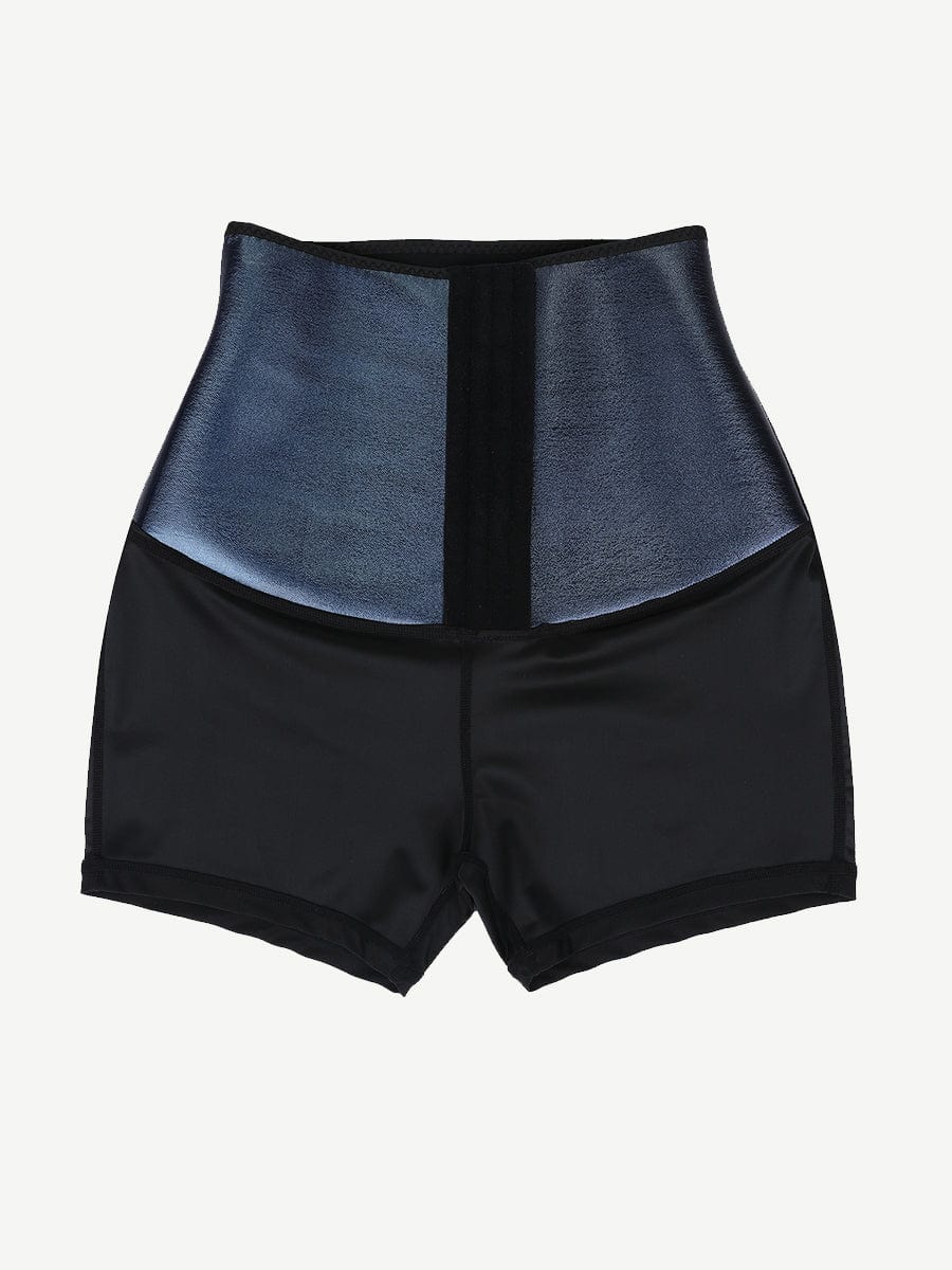 Short gainant bleu en néoprène – Anti-cellulite & ventre plat